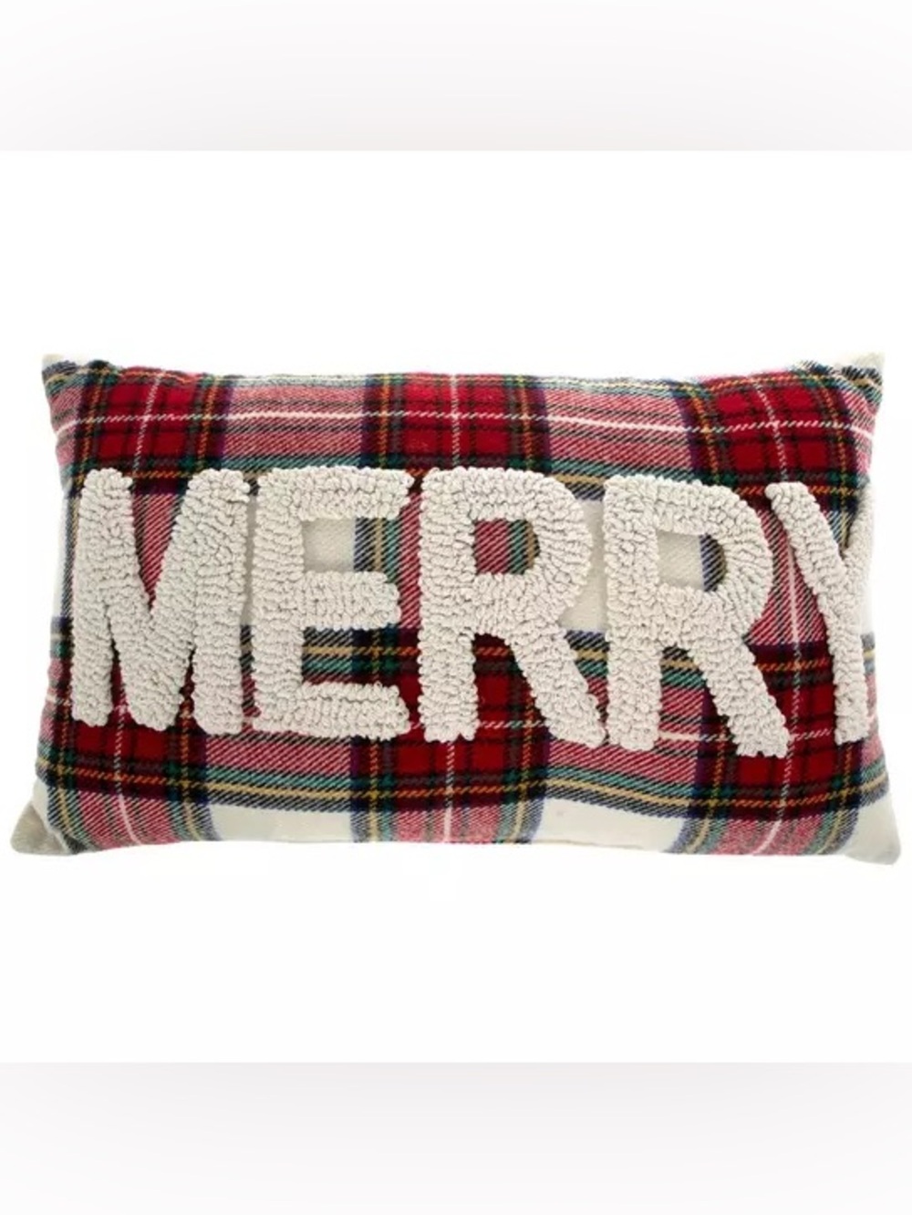 Merry Plaid Pillow